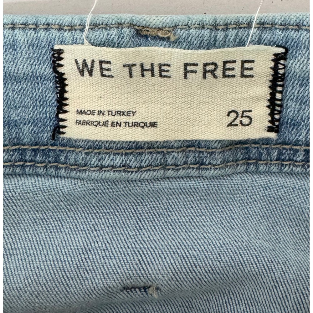 We The Free Libre Jeans sz 25 Wide Leg High Rise boho western 90s Y2K - Picture 2 of 10